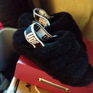 Ugg fuzzy slippers